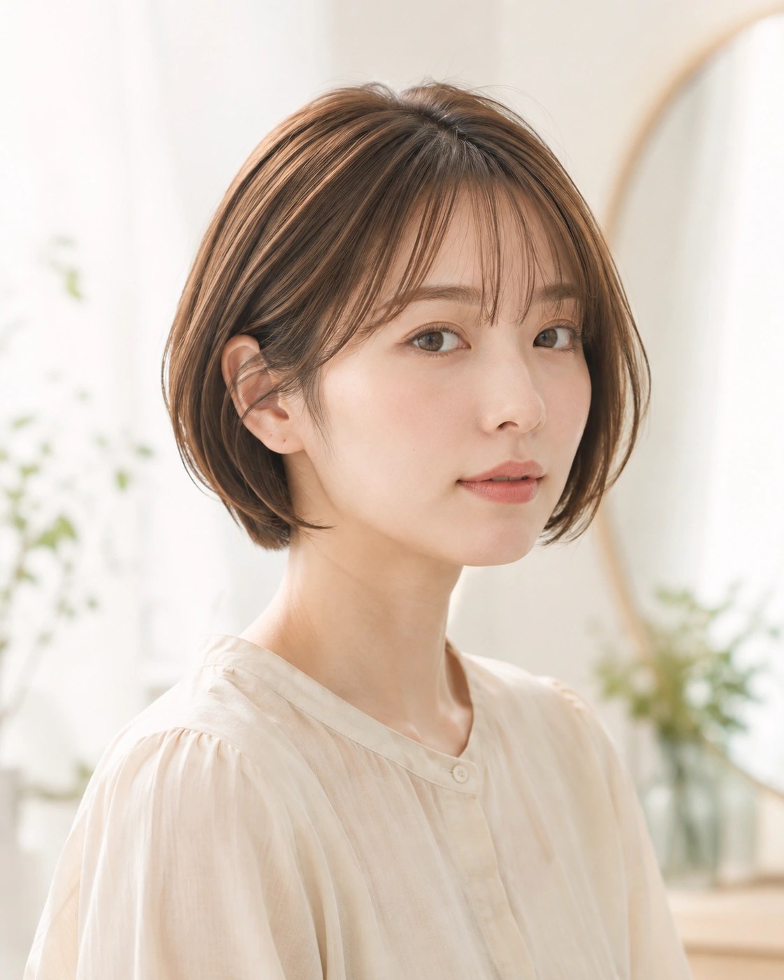 骨格に合わせた再現性の高いカットのヘアスタイル