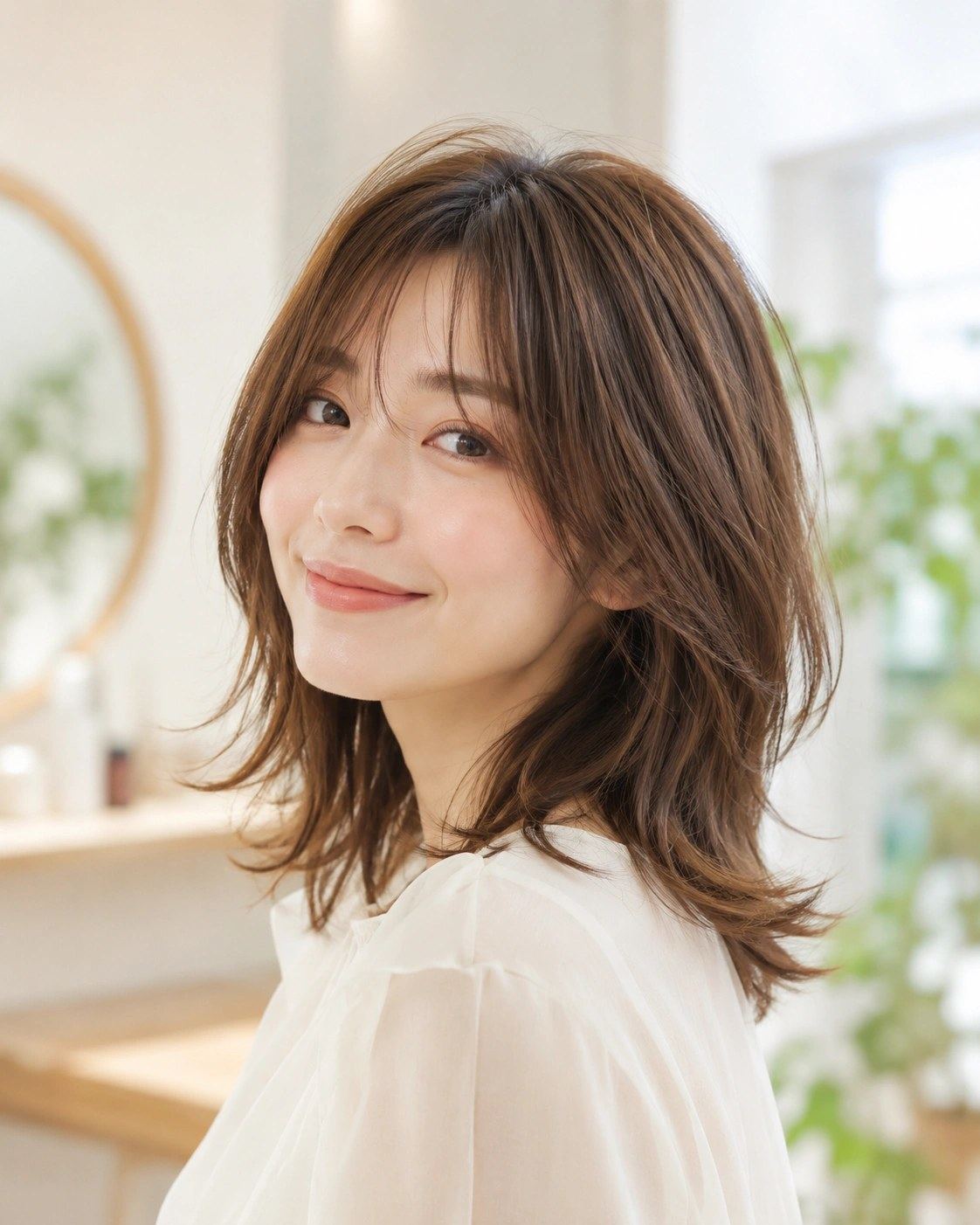 髪質改善トリートメントで仕上げたヘアスタイル